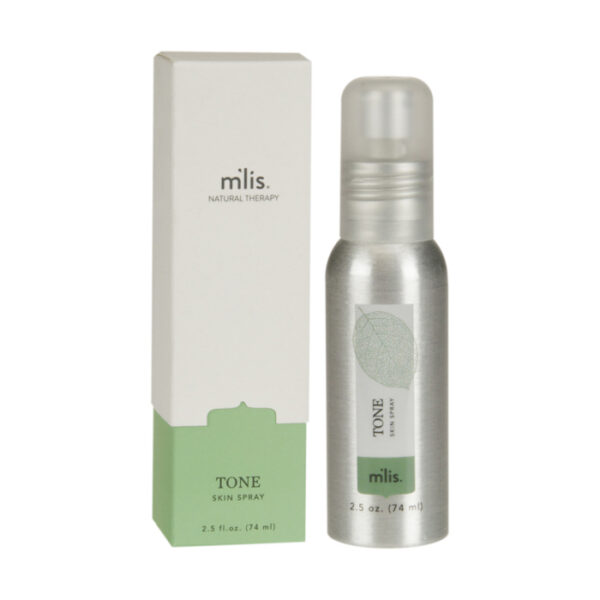 m'lis TONE Skin Spray Box and Bottle