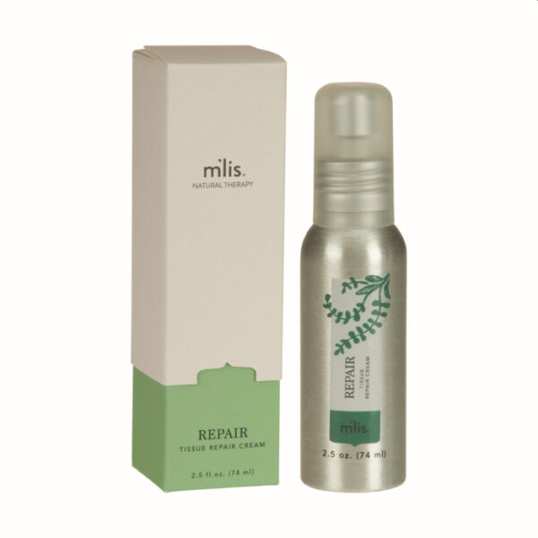 m'lis REPAIR Tissue Repair Cream Box and Bottle