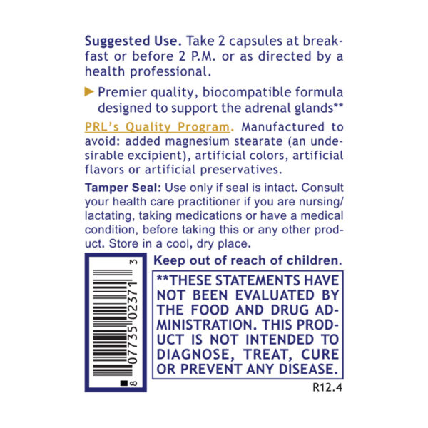 Premier-AdrenaVen-60caps-Usage