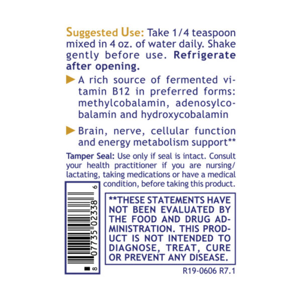 Premier B12-ND 2oz Usage