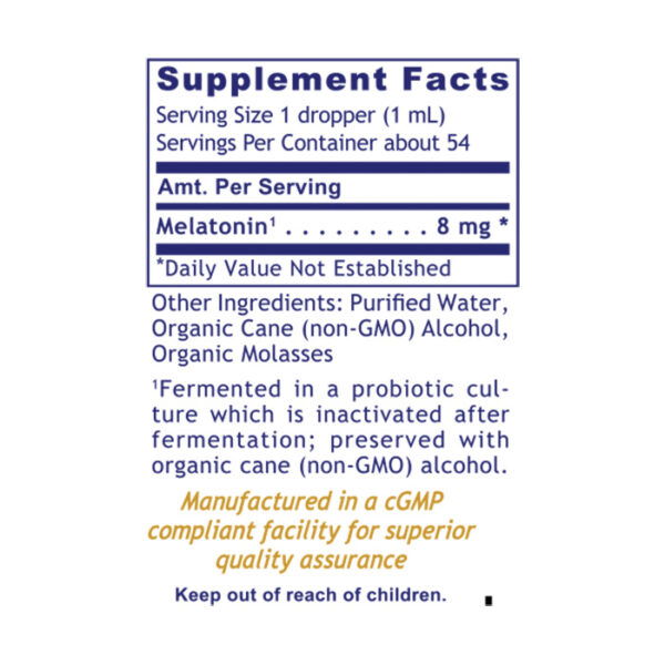 Premier Melatonin ND 2oz Facts