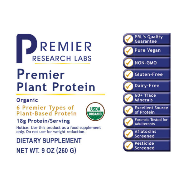 Premier Plant Protein Label