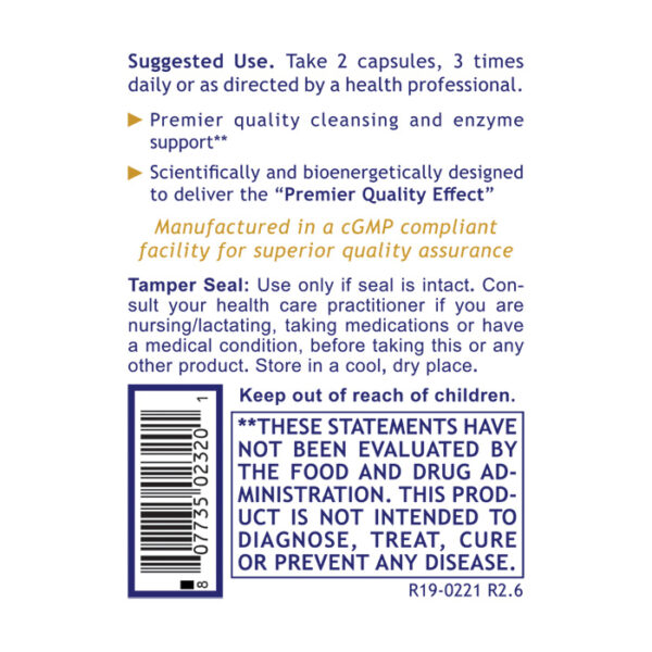 Premier Chem Detox 60 Capsules Usage