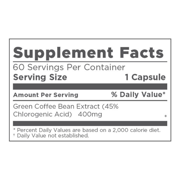 Mlis Green Coffee Bean Extract 60 V-Caps - Image 2