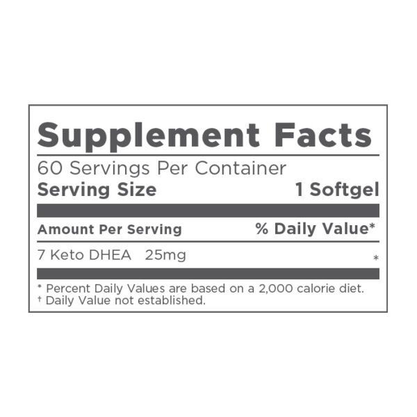 Mlis 7 Keto DHEA 60 Softgels - Image 2